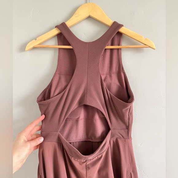 Athleta | Mauve Racerback Sleeveless Athletic Maxi Dress - Picture 8 of 9